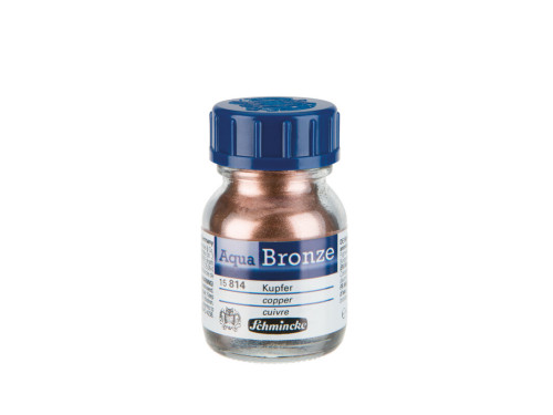 Genuine Aqua Artists' Bronze paint - Schmincke - 814, Copper, 20 ml