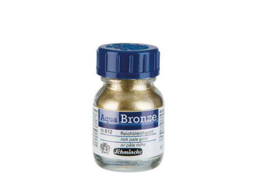 Genuine Aqua Artists' Bronze paint - Schmincke - 812, Rich Pale Gold, 20 ml