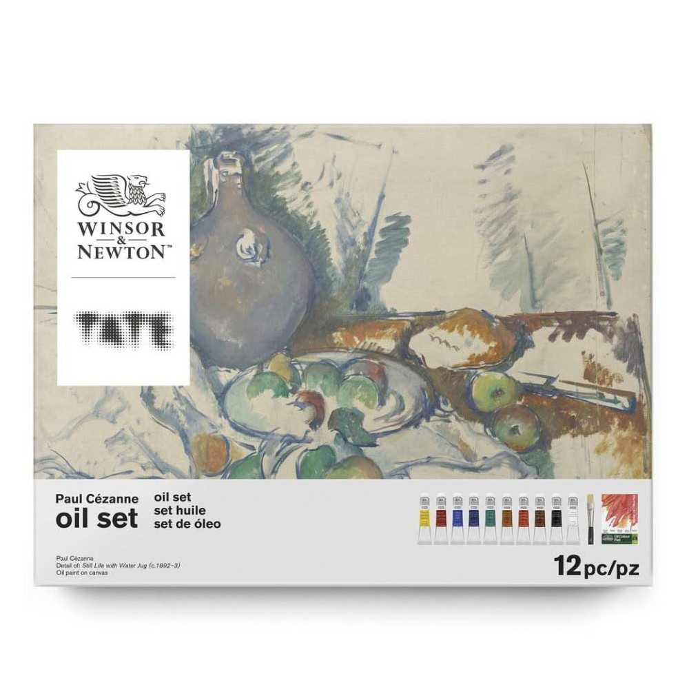 Set of Tate Cotman Winton Oil Colour paints - Winsor & Newton - 12 pcs.