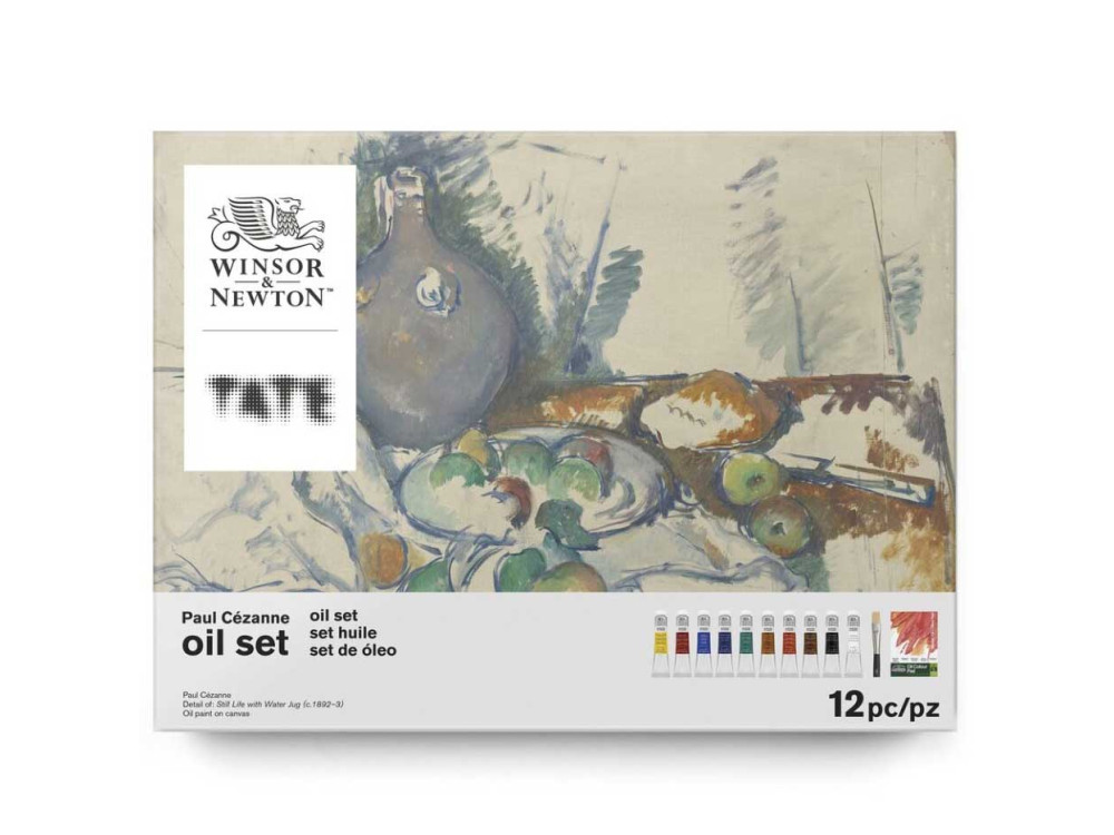 Set of Tate Cotman Winton Oil Colour paints - Winsor & Newton - 12 pcs.