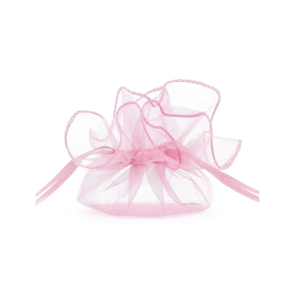 Organza bags - pink, 25 cm, 10 pcs.