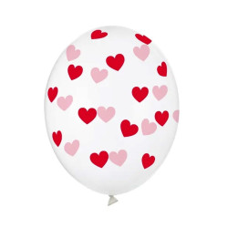 Latex balloon, Hearts -...