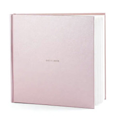 Guest book - pearl pink,...