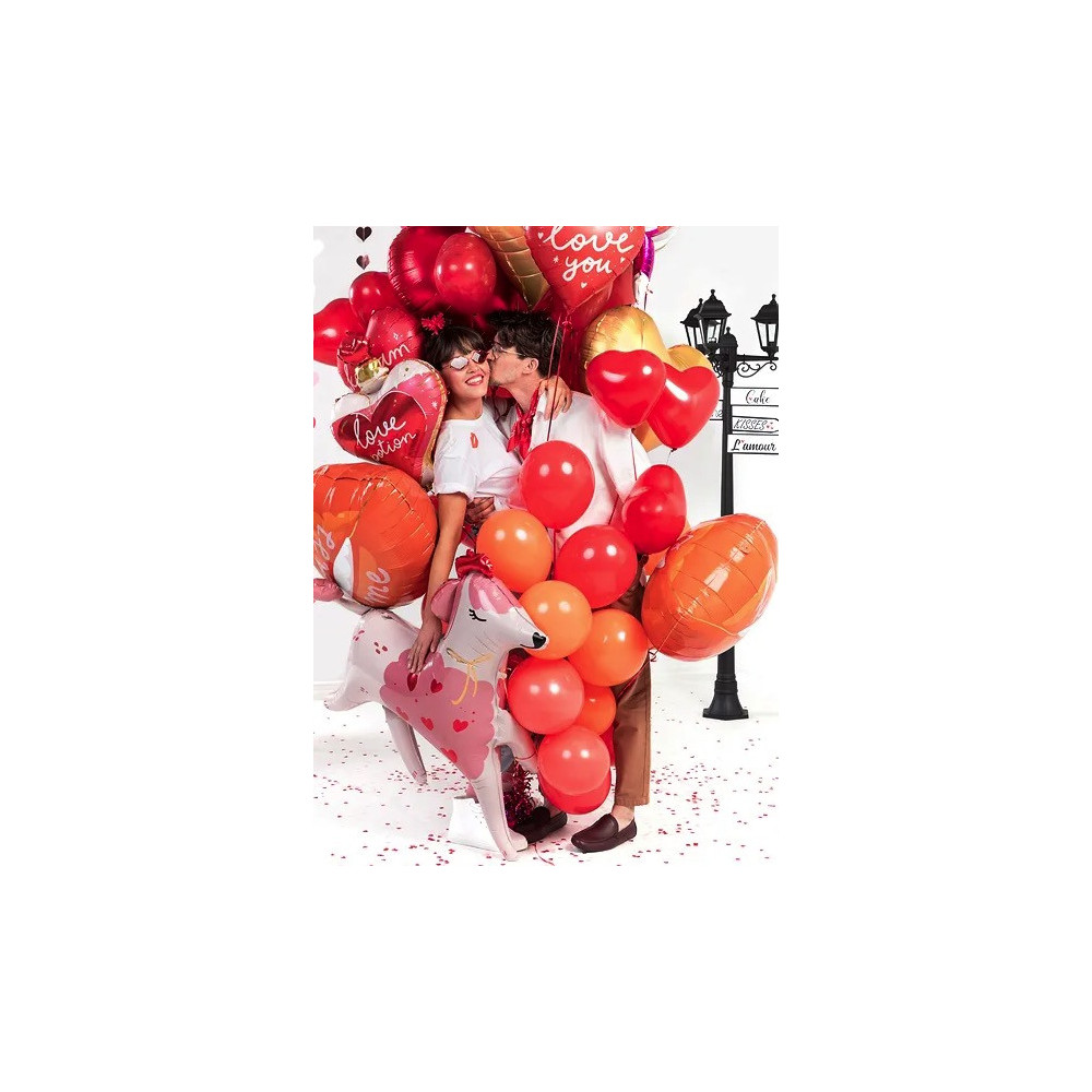 Balon foliowy Eliksir miłości, Love potion - czerwony, 54 x 66 cm