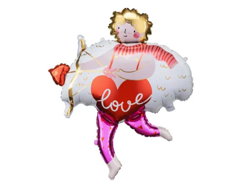 Balon foliowy Kupidyn, Love - 82 x 99 cm