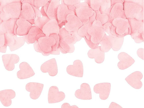 Confetti, Hearts - light pink, 1,6 x 1,6 cm 15 g