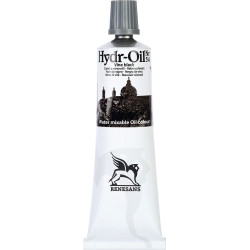 Hydr-Oil water mixable oil paint - Renesans - 54, vine black, 60 ml