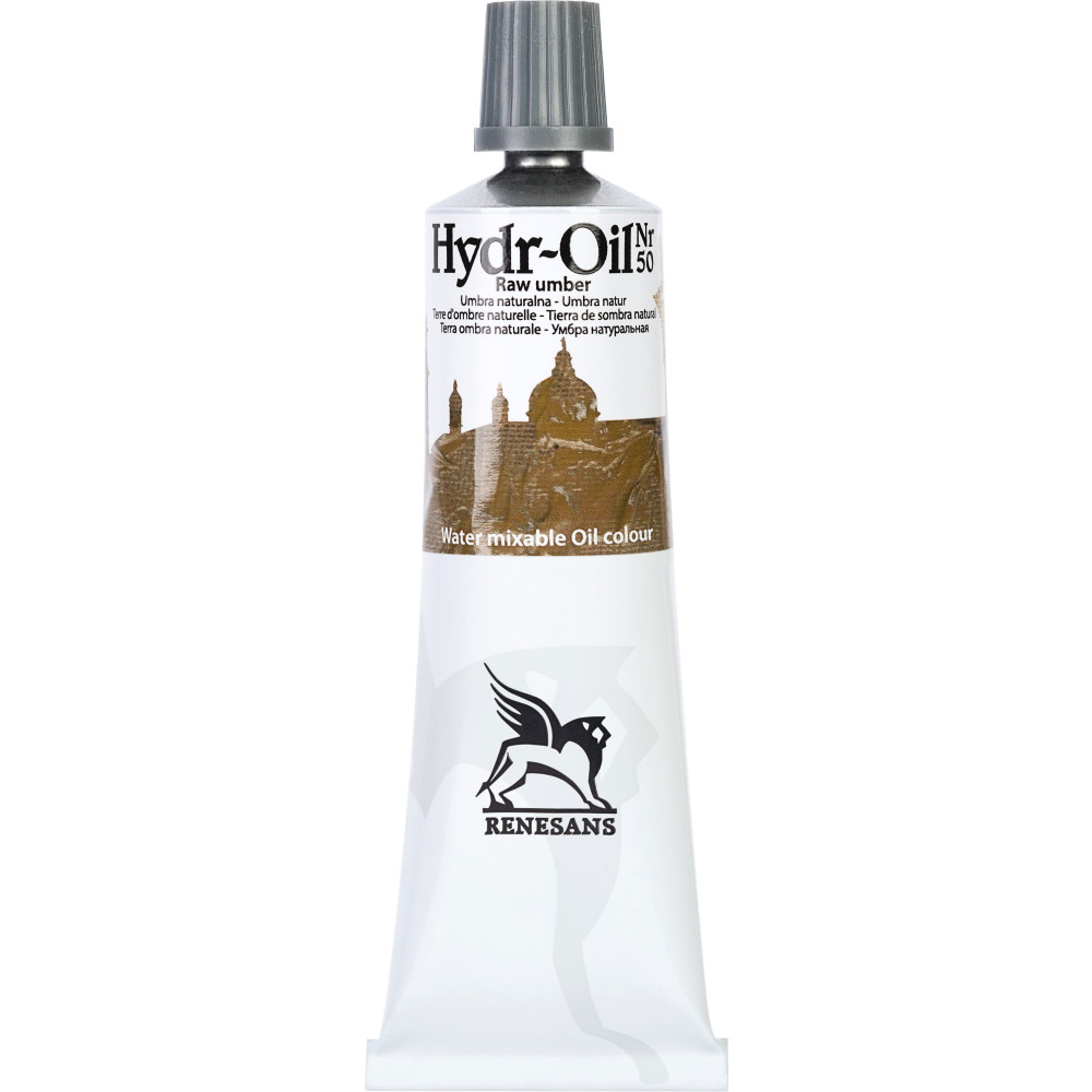 Hydr-Oil water mixable oil paint - Renesans - 50, raw umber, 60 ml