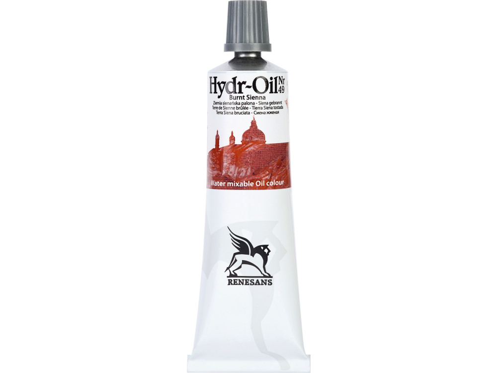Farba olejna Hydr-Oil - Renesans - 49, burnt sienna, 60 ml