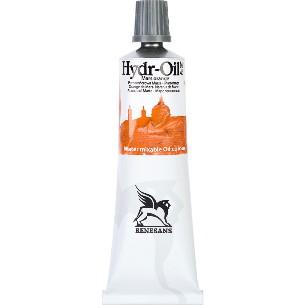 Hydr-Oil water mixable oil paint - Renesans - 46, mars orange, 60 ml