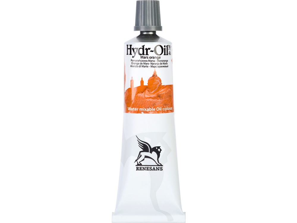 Hydr-Oil water mixable oil paint - Renesans - 46, mars orange, 60 ml