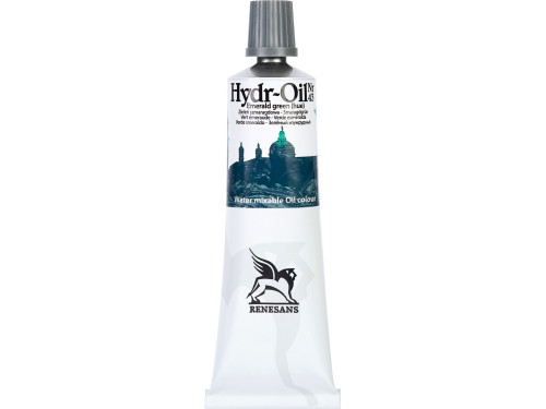Hydr-Oil water mixable oil paint - Renesans - 43, emerald green, 60 ml