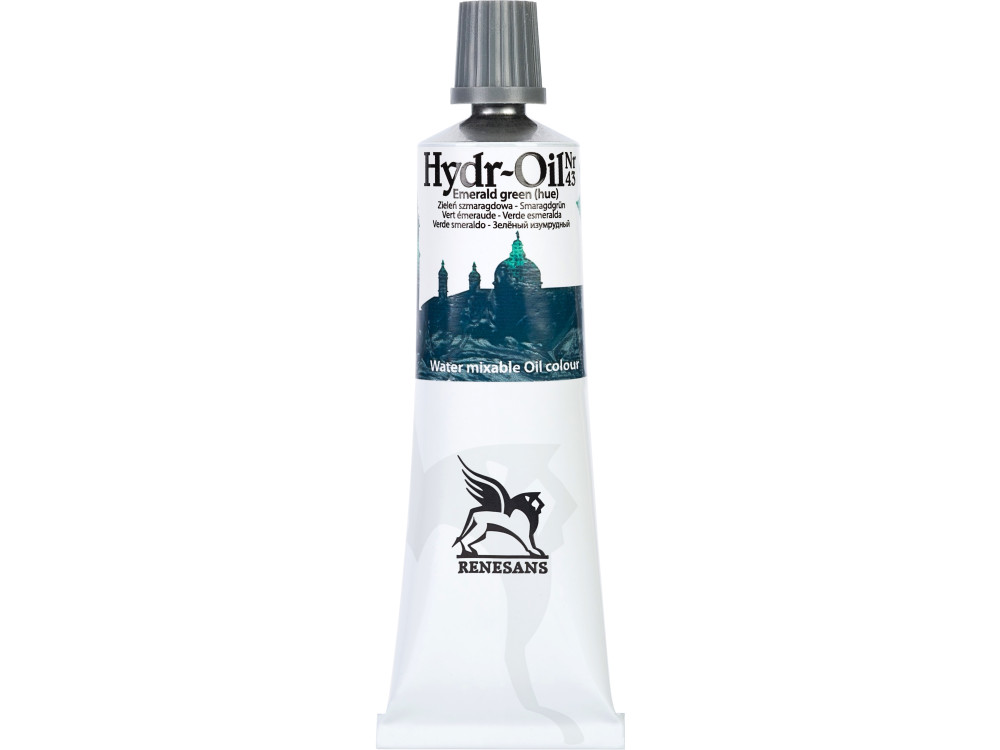 Hydr-Oil water mixable oil paint - Renesans - 43, emerald green, 60 ml