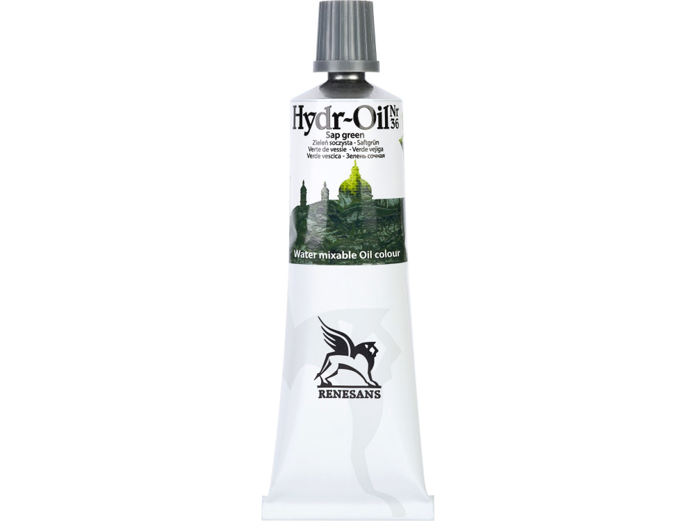 Hydr-Oil water mixable oil paint - Renesans - 36, sap green, 60 ml