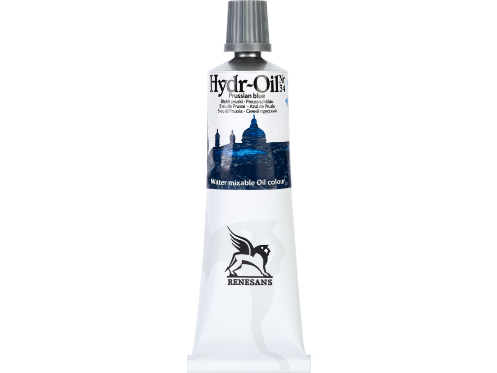 Hydr-Oil water mixable oil paint - Renesans - 34, Prussian blue, 60 ml