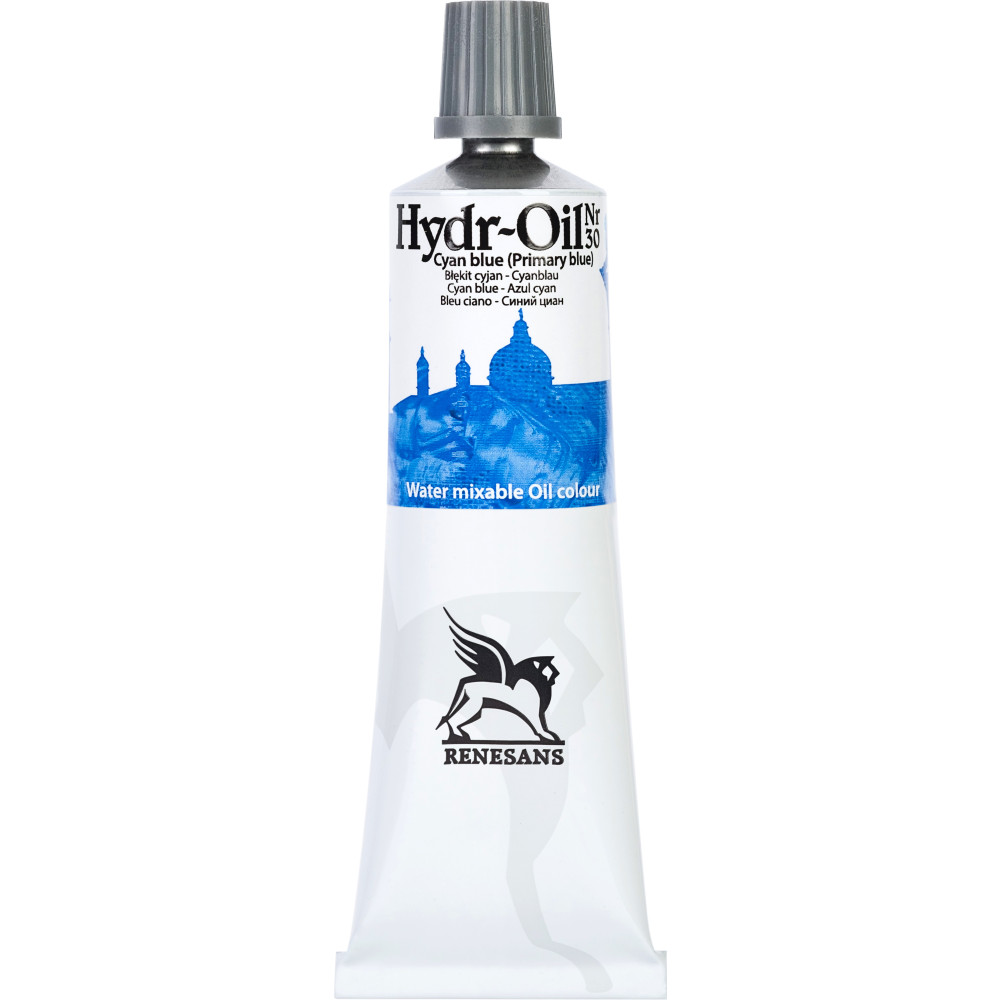 Farba olejna Hydr-Oil - Renesans - 30, cyan blue, 60 ml