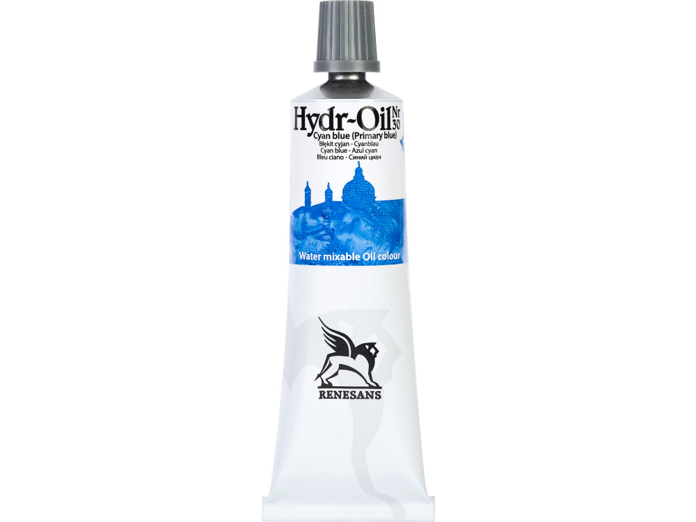 Farba olejna Hydr-Oil - Renesans - 30, cyan blue, 60 ml