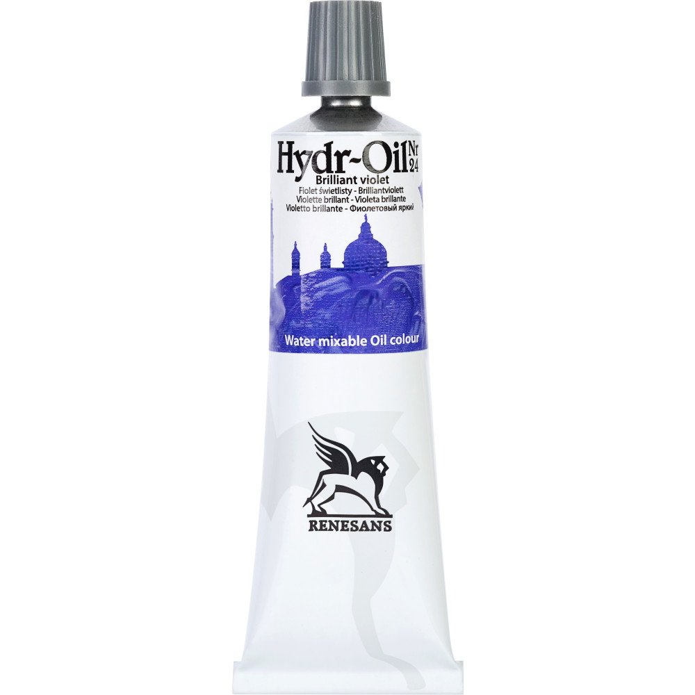 Hydr-Oil water mixable oil paint - Renesans - 24, brilliant violet, 60 ml