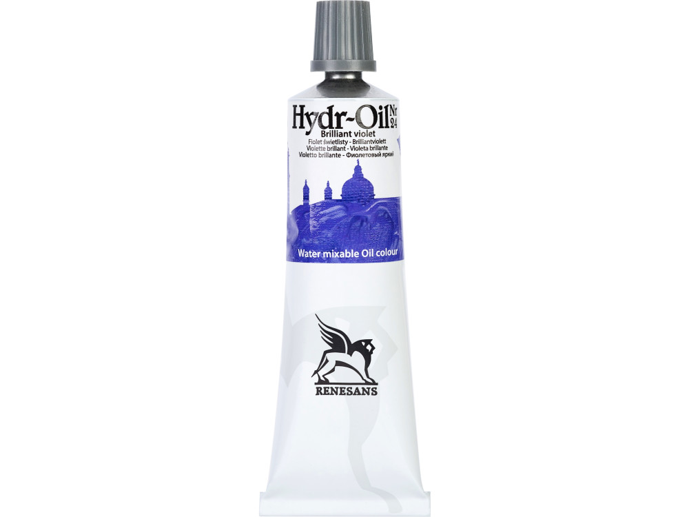 Hydr-Oil water mixable oil paint - Renesans - 24, brilliant violet, 60 ml