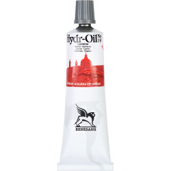 Hydr-Oil water mixable oil paint - Renesans - 19, carmine, 60 ml