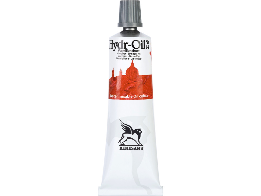 Hydr-Oil water mixable oil paint - Renesans - 14, vermilion hue, 60 ml