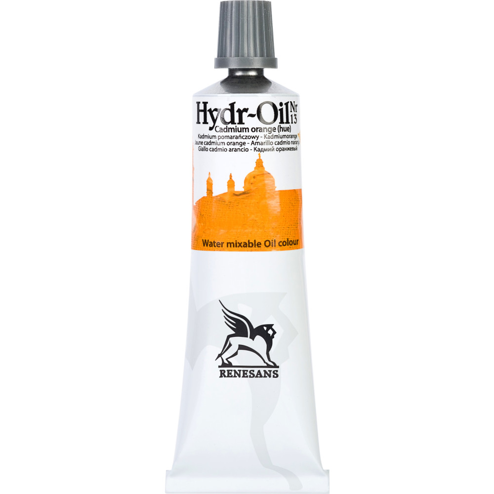 Hydr-Oil water mixable oil paint - Renesans - 13, cadmium orange hue, 60 ml