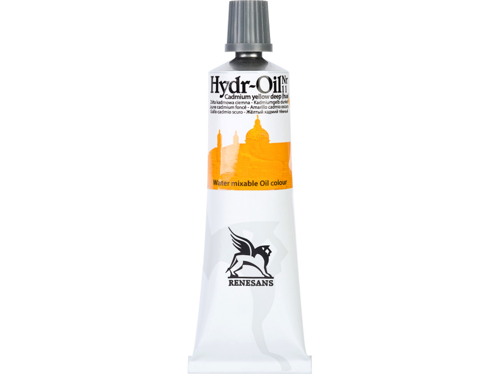 Hydr-Oil water mixable oil paint - Renesans - 11, cadmium yellow deep hue, 60 ml