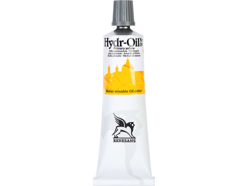 Hydr-Oil water mixable oil paint - Renesans - 09, primary yellow, 60 ml