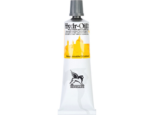 Hydr-Oil water mixable oil paint - Renesans - 08, cadmium yellow pale hue, 60 ml