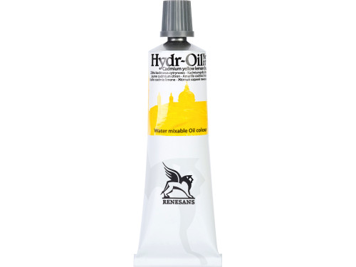 Hydr-Oil water mixable oil paint - Renesans - 07, cadmium yellow lemon hue