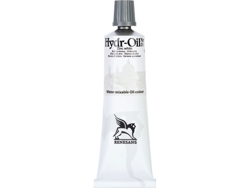 Hydr-Oil water mixable oil paint - Renesans - 01, zinc white