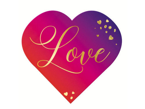 Paper napkins Hearts, Love - ombre, 10 pcs.