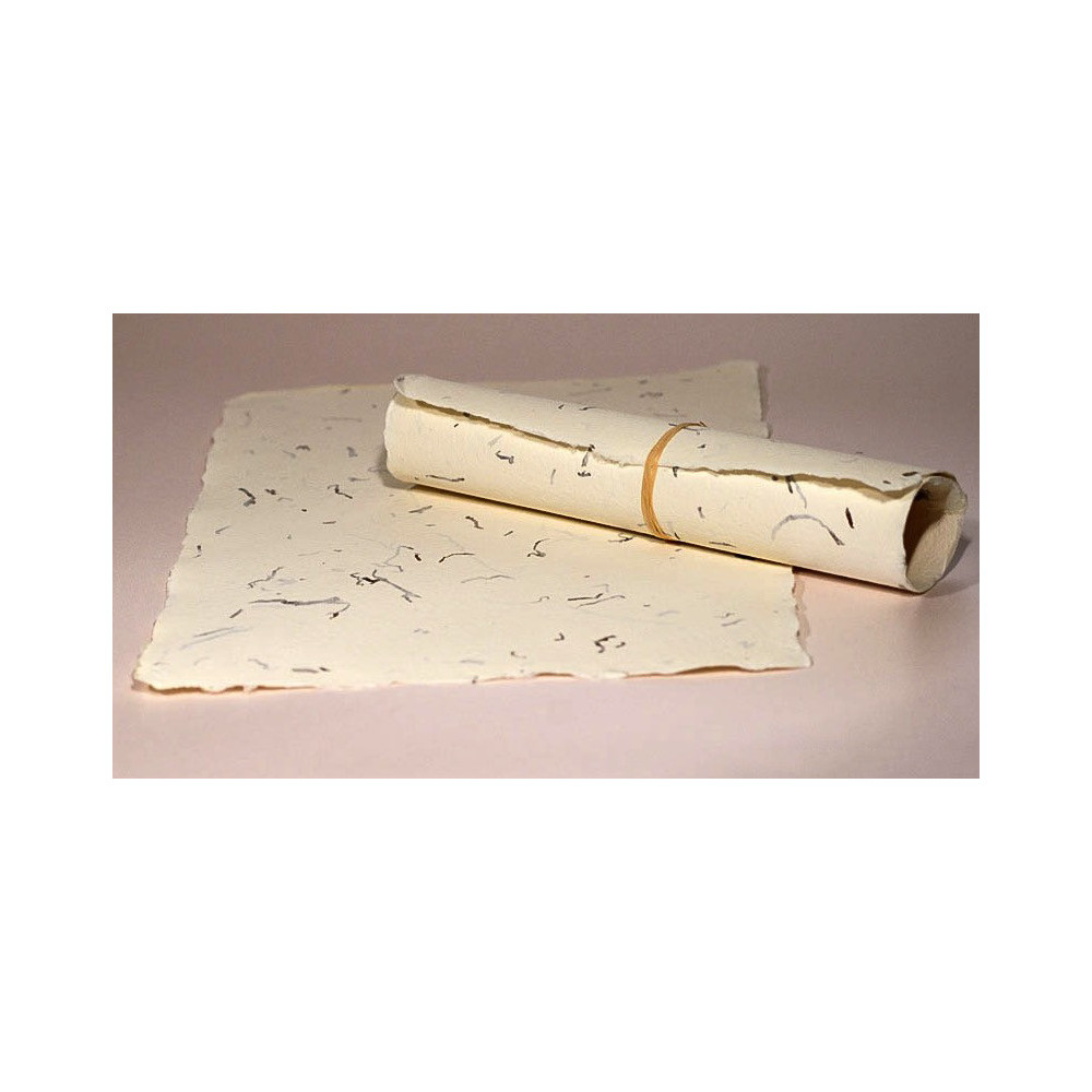 Handmade paper - Kalander - tobacco, smooth, A5