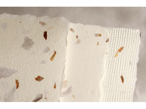 Handmade paper - Kalander - onion, linen, A4