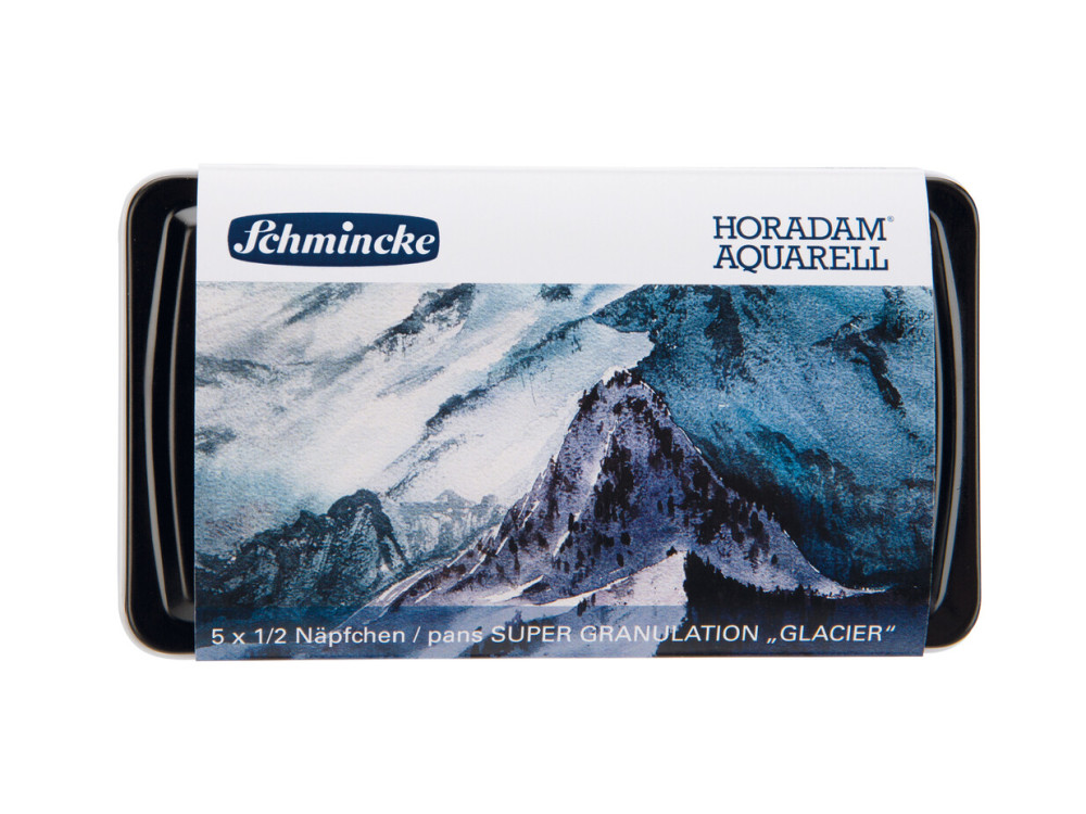 Set of Horadam Aquarell watercolor paints, Glacier - Schmincke - 5 pcs.
