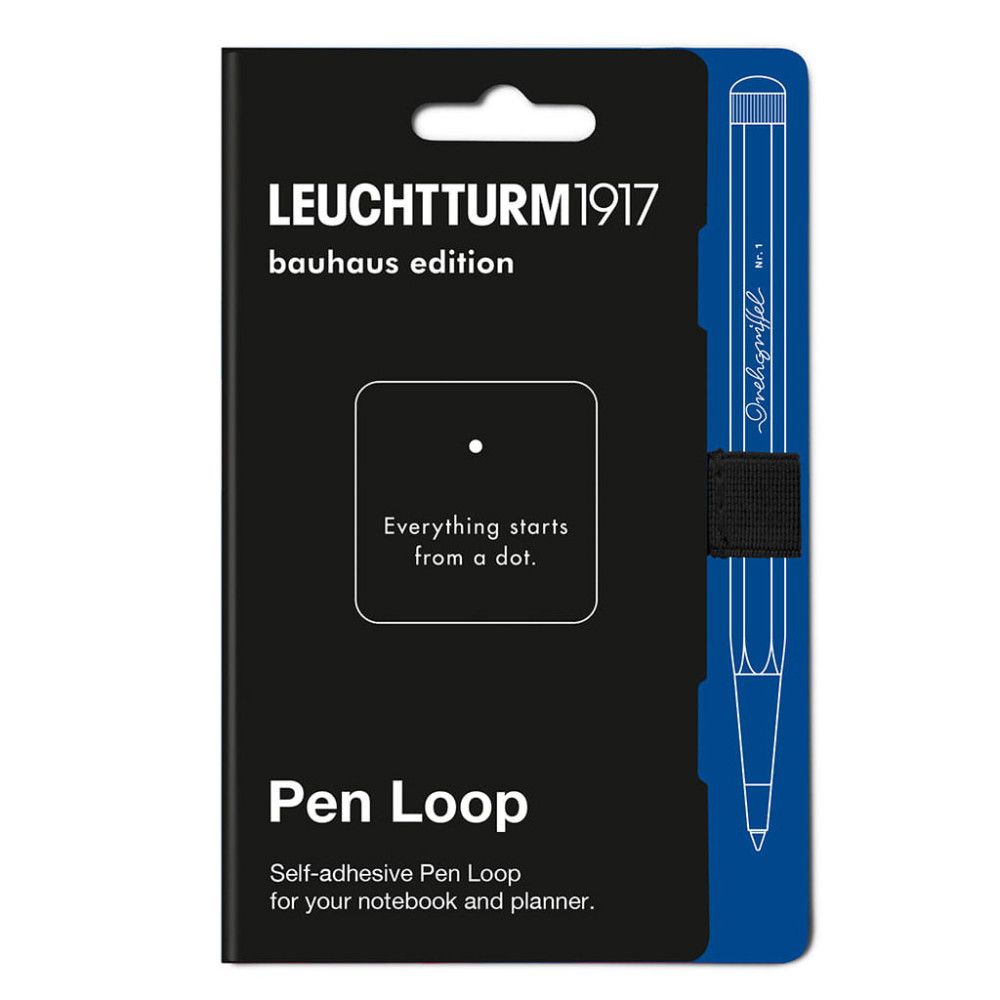 Uchwyt Pen Loop na długopis, Bauhaus - Leuchtturm1917 - czarny