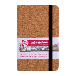 Sketch Book 9 x 14 cm - Talens Art Creation - Cork, 140 g, 80 sheets