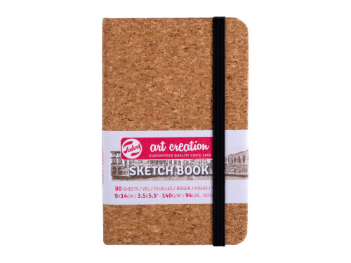 Sketch Book 9 x 14 cm - Talens Art Creation - Cork, 140 g, 80 sheets