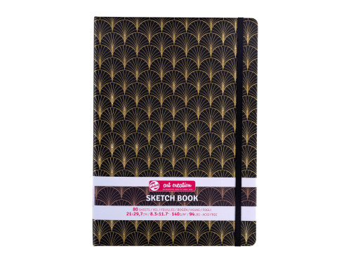 Sketch Book 21 x 29,7 cm - Talens Art Creation - Art Deco, 140 g, 80 sheets