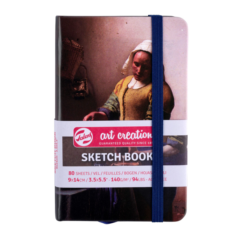 Sketch Book 9 x 14 cm - Talens Art Creation - The Milkmaid, 140 g, 80 sheets