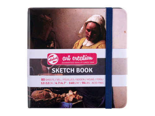 Szkicownik 12 x 12 cm - Talens Art Creation - The Milkmaid, 140 g, 80 ark.