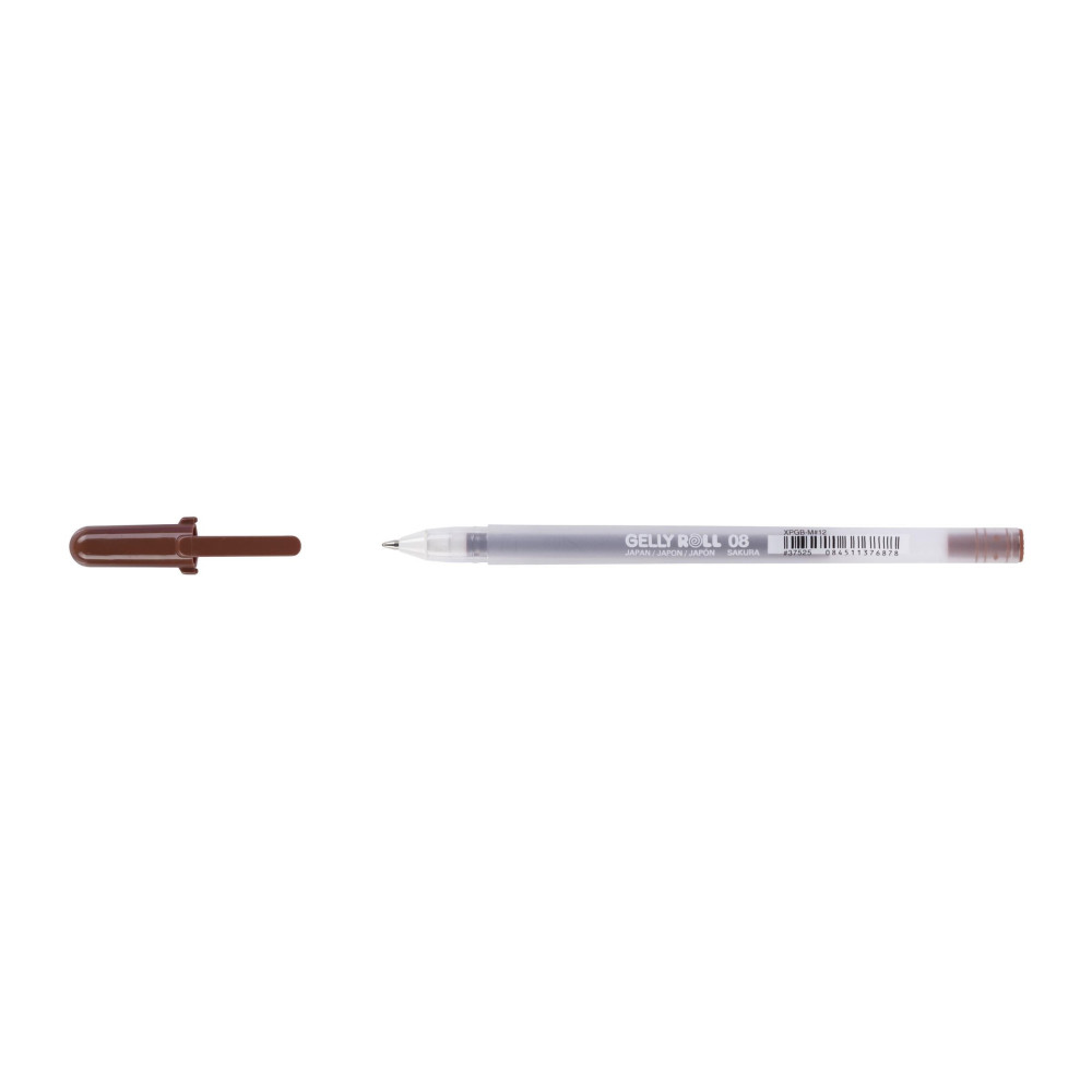Długopis żelowy Gelly Roll Classic 08 - Sakura - Brown, 0,4 mm