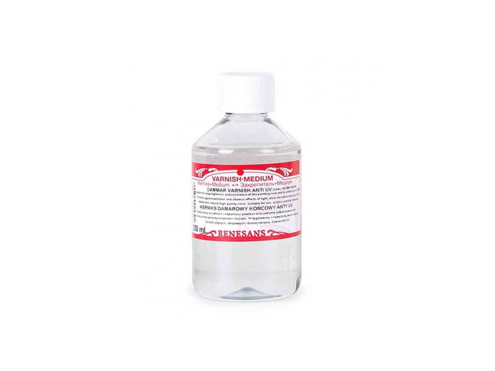 Werniks damarowy końcowy, anty UV - Renesans - 250 ml