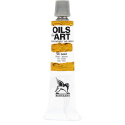 Farba olejna metaliczna Olej for Art - Renesans - 90, złoto, 20 ml