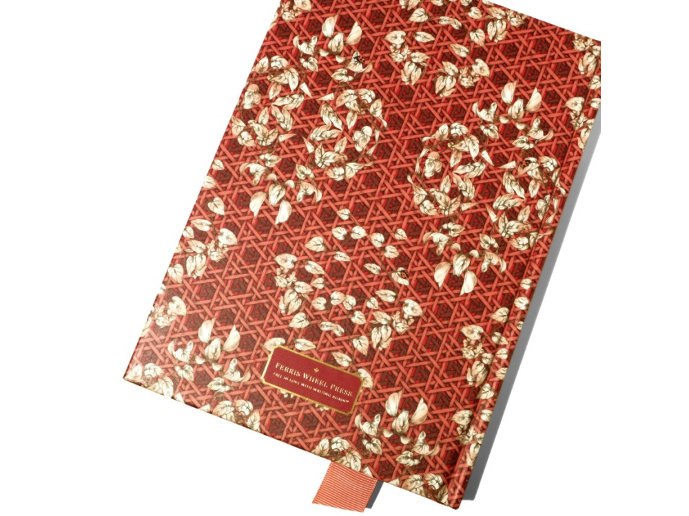 Szkicownik, Enveloped in Rattan - Ferris Wheel Press - Red, 160 g, A5