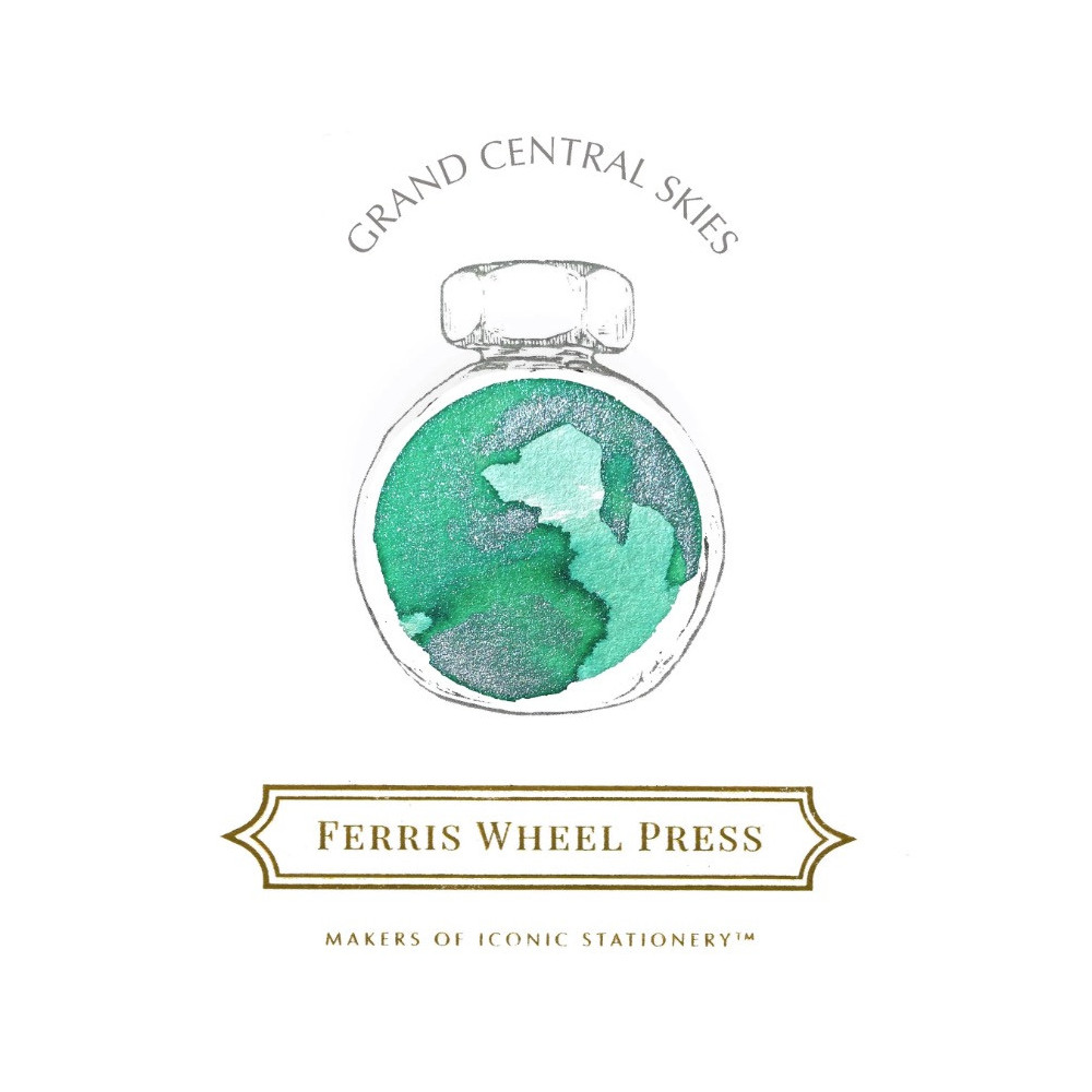 Calligraphy ink - Ferris Wheel Press - Grand Central Skies, 38 ml