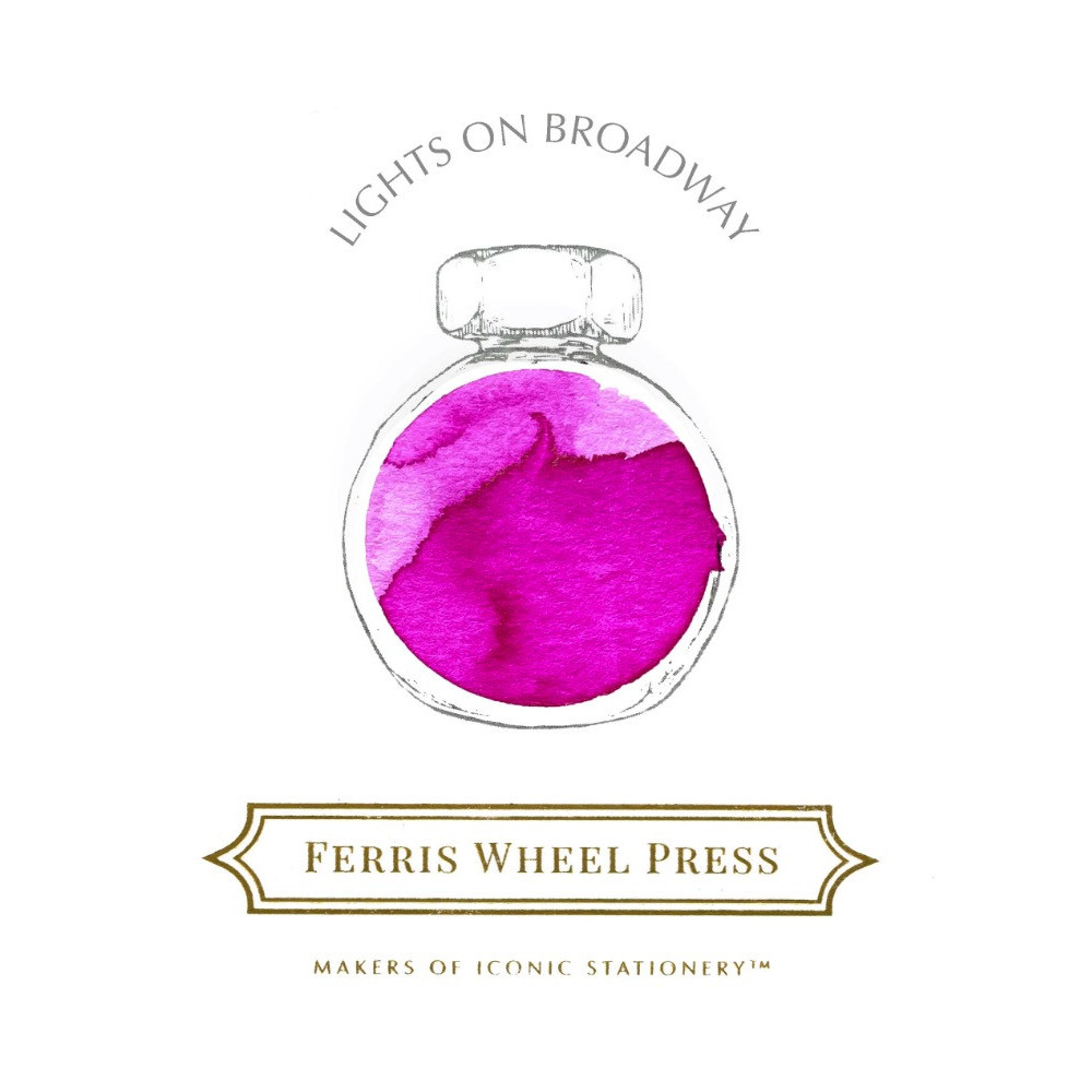 Calligraphy ink - Ferris Wheel Press - Lights on Broadway, 38 ml