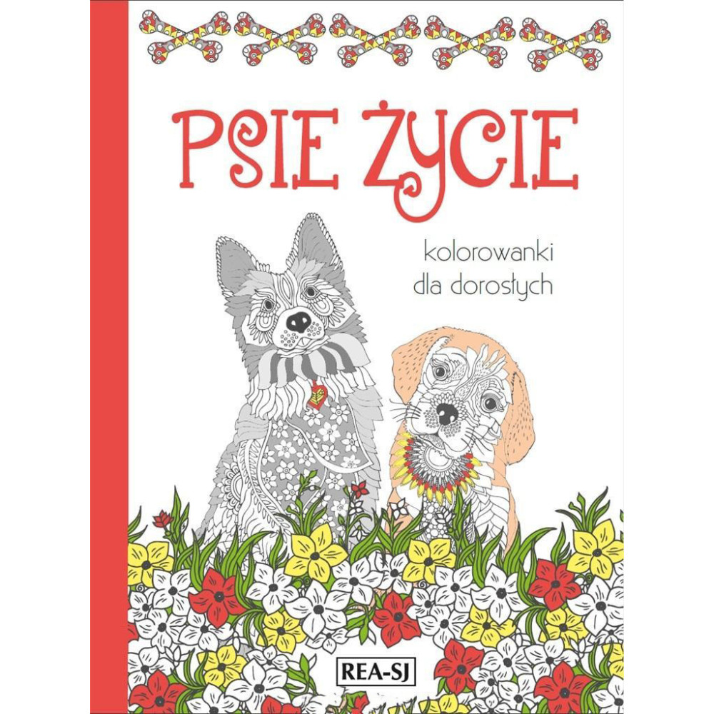 Coloring book for adults - Dog's Life