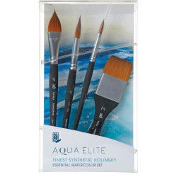 Set of synthetic brushes...