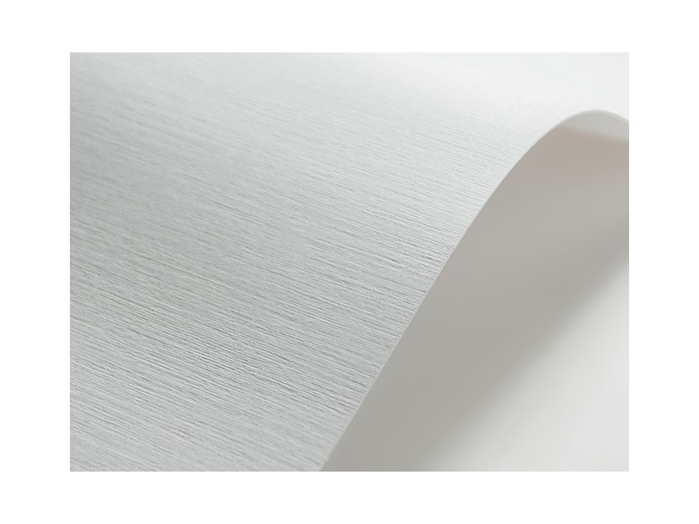 Elfenbens Decor Paper 185g - white, Linen (203), A4, 20 sheets